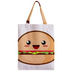 Kawaii Burger Zipper Classic Tote Bags by KawaiiKawaii