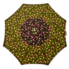 Flowers Roses Floral Flowery Straight Umbrellas by Amaryn4rt