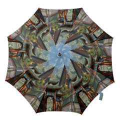 Japanese Art Painting Fantasy Hook Handle Umbrellas (large) by Amaryn4rt