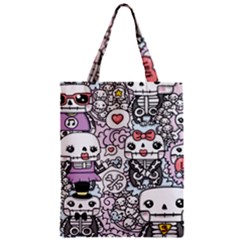 Kawaii Graffiti And Cute Doodles Zipper Classic Tote Bag by Nexatart