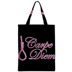 Carpe Diem  Zipper Classic Tote Bag by Valentinaart