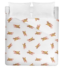 Crabs Photo Collage Pattern Design Duvet Cover Double Side (queen Size) by dflcprints