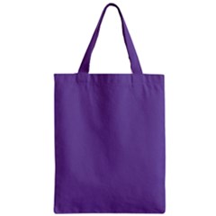 Purple Star Zipper Classic Tote Bag by snowwhitegirl