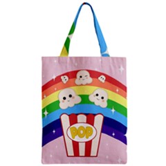 Cute Kawaii Popcorn Zipper Classic Tote Bag by Valentinaart