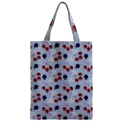 Sky Cherry Zipper Classic Tote Bag by snowwhitegirl