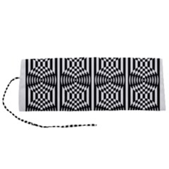 Optical Illusion Roll Up Canvas Pencil Holder (s) by Sparkle