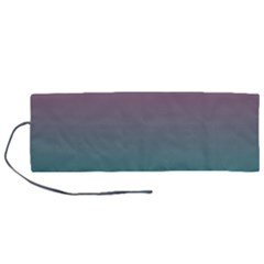 Teal Sangria Roll Up Canvas Pencil Holder (m) by SpangleCustomWear