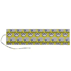 Cartoon Pattern Roll Up Canvas Pencil Holder (l) by Sparkle