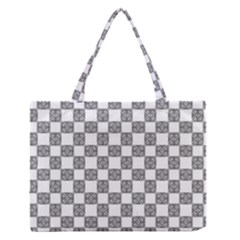 Seamless Tile Derivative Pattern Zipper Medium Tote Bag by Jancukart