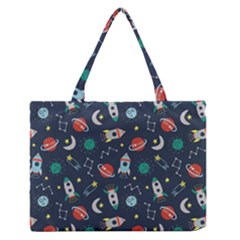 Cute-patterns- Zipper Medium Tote Bag by Jancukart