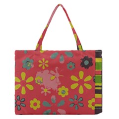 Aiflowers-pattern Zipper Medium Tote Bag by Jancukart
