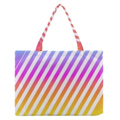 Abstract-lines-mockup-oblique Zipper Medium Tote Bag by Jancukart