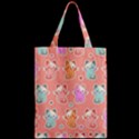 Cute Kawaii Kittens Seamless Pattern Zipper Classic Tote Bag View2
