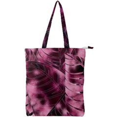 Flower Flora Decoration Pattern Drawing Leaves Double Zip Up Tote Bag by Jancukart