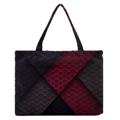 Red Black Abstract Pride Abstract Digital Art Zipper Medium Tote Bag by Jancukart