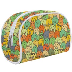 Seamless Pattern With Doodle Bunny Make Up Case (large) by Simbadda