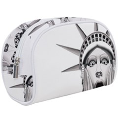 Funny Statue Of Liberty Parody Make Up Case (large) by Sarkoni