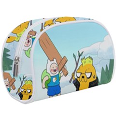 Adventure Time Finn And Jake Cartoon Network Parody Make Up Case (large) by Sarkoni