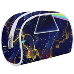 Trippy Kit Rick And Morty Galaxy Pink Floyd Make Up Case (large) by Bedest