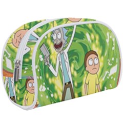 Rick And Morty Adventure Time Cartoon Make Up Case (large) by Bedest