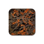 Intricate Abstract Print Drink Coaster (Square) Front