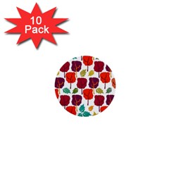 Tree Pattern Background 1  Mini Buttons (10 Pack)  by Amaryn4rt