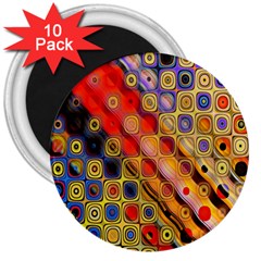 Background Texture Pattern 3  Magnets (10 Pack)  by Amaryn4rt