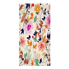 Vector Floral Art Shower Curtain 36  X 72  (stall)  by Amaryn4rt
