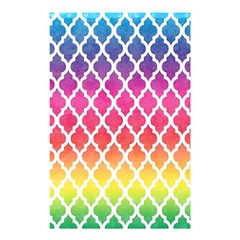 Colorful Rainbow Moroccan Pattern Shower Curtain 48  X 72  (small)  by Amaryn4rt