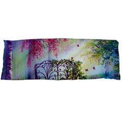 Bench In Spring Forest Body Pillow Case (dakimakura) by Amaryn4rt