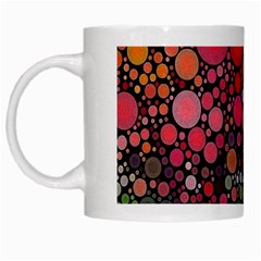 Circle Abstract White Mugs by Amaryn4rt