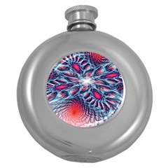 Creative Abstract Round Hip Flask (5 Oz) by Amaryn4rt