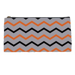 Basketball Thin Chevron Pencil Cases by mccallacoulturesports