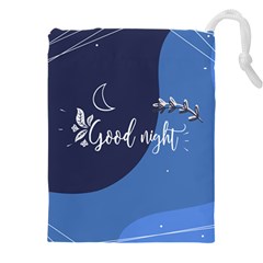 Background Good Night Drawstring Pouch (4xl) by Mariart