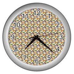 Fun Wall Clock (silver) by Sparkle