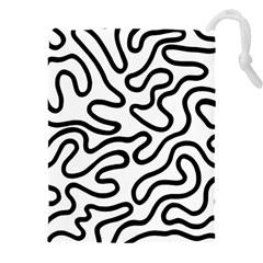 Patern Vector Drawstring Pouch (4xl) by nate14shop