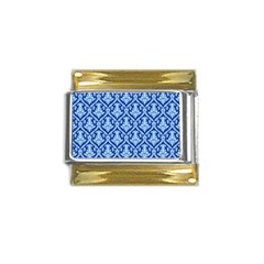 Pattern 244 Gold Trim Italian Charm (9mm) by GardenOfOphir
