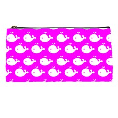 Cute Whale Illustration Pattern Pencil Case by GardenOfOphir