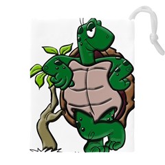 Amphibian-animal-cartoon-reptile Drawstring Pouch (4xl) by 99art