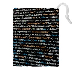 Close Up Code Coding Computer Drawstring Pouch (4xl) by Amaryn4rt