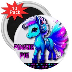 Pinkie Pie  3  Magnets (10 Pack)  by Internationalstore